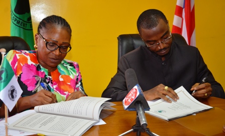 Ministry of Finance and Development Planning (MFDP) and the African Development Bank (AfDB) Signe’s over US$35 million Loan Agreement