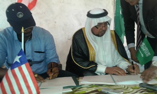 Minister Kamara and SFD DG for Operations HE AL Saud